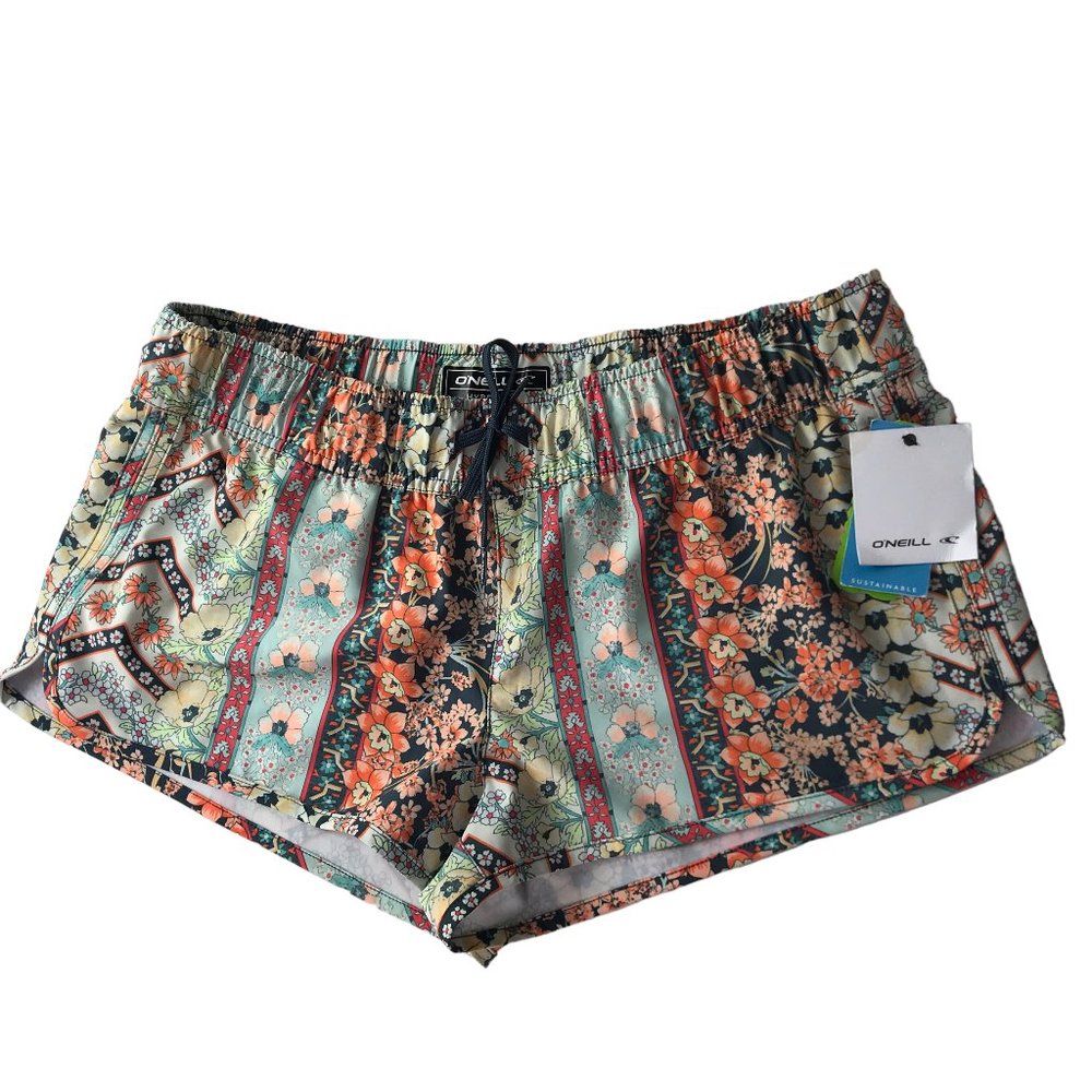 New NWT O'Neill Board Shorts. HYPERFREAK Size Women's Medium. Elastic Waist